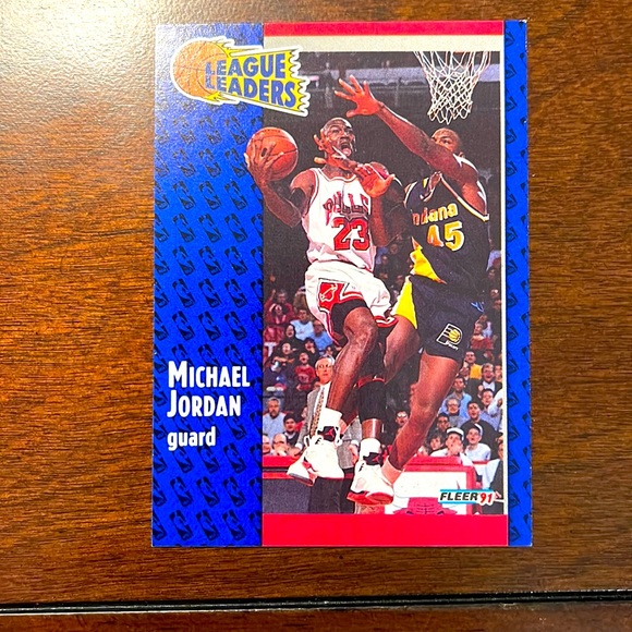 Other - Michael Jordan Fleer 1991 League Leaders Mint Condition